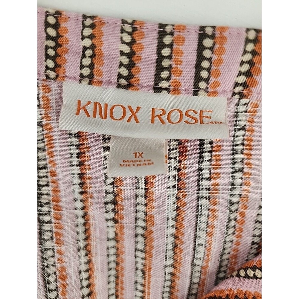 Knox Rose‎ XL | Boho Peasant Prairie Western Ditsy Floral Bubble Sleeve Dress - Picture 5 of 7